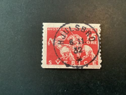 Lützen facit nr 235 A lyxstämplat HJULSBRO