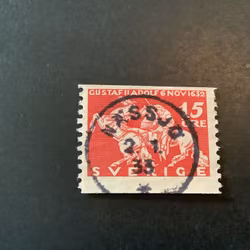 Lützen facit nr 235 A lyxstämplat NÄSSJÖ