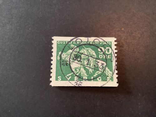Lützen facit nr 237 praktstämplat LOTORP