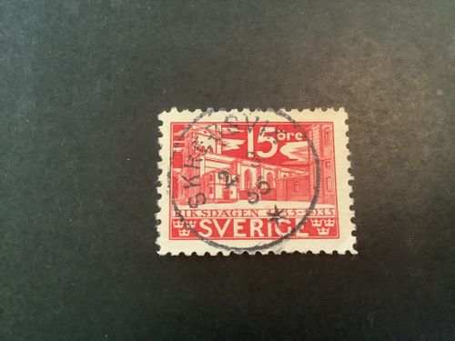 Riksdagen 500 år facit nr 242 C praktstämplat SKREDSVIK