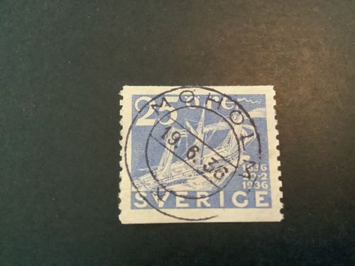 Postverket facit nr 250 praktstämplat  MOHOLM