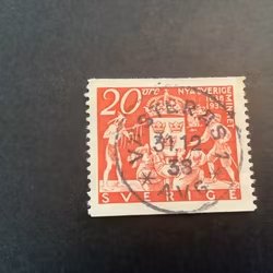 Nya Sverigeminnet facit nr 263 lyxstämplat VÄSTERÅS 1 *AVG*