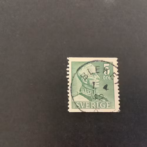 Gustaf V profil höger facit nr 271 A praktstämplat BLEKET