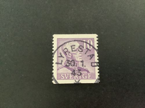 Gustaf V profil höger facit nr 273 A praktstämplat LYRESTAD