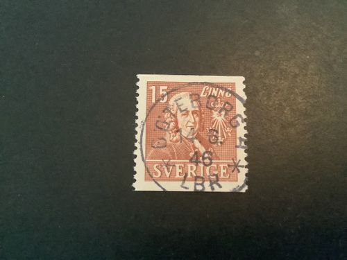 Kungliga vetenskapsakademien facit nr 321 A lyxstämplat  GÖTEBORG 4 *LBR*