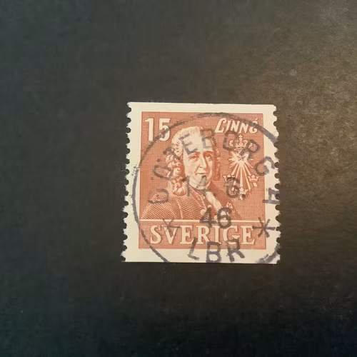 Kungliga vetenskapsakademien facit nr 321 A lyxstämplat  GÖTEBORG 4 *LBR*