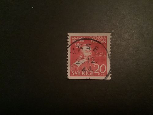 Svenska flottan facit nr 354 A praktstämplat VÄSE