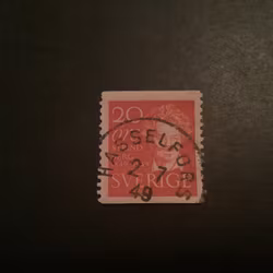 Strindberg facit nr 385 A praktstämplat HASSELFORS