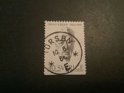 Prins Eugen facit nr 566 B2 praktstämplat TORSBY