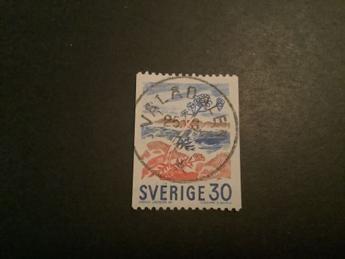 Bruksfrimärken facit nr 614 A lyxstämplat VÅLÅDALEN