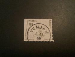 Bo Bergman facit nr 673 B1 praktstämplat VENJAN