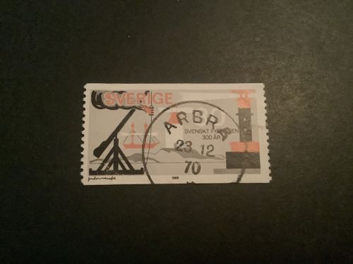 Svenskt fyrväsen facit nr 679 praktstämplat ARBRÅ