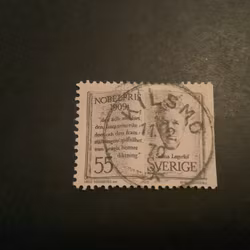 Nobelpris 1909 facit nr 682 B2 lyxstämplat KILSMO