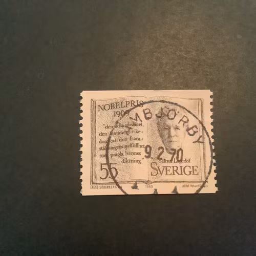 Nobelpris 1909 facit nr 682 A praktstämplat AMBJÖRBY