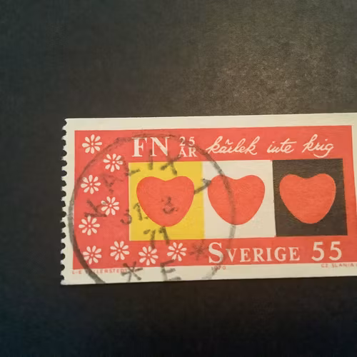 FN 25 år facit nr 709 A1 praktstämplat KALIX 1