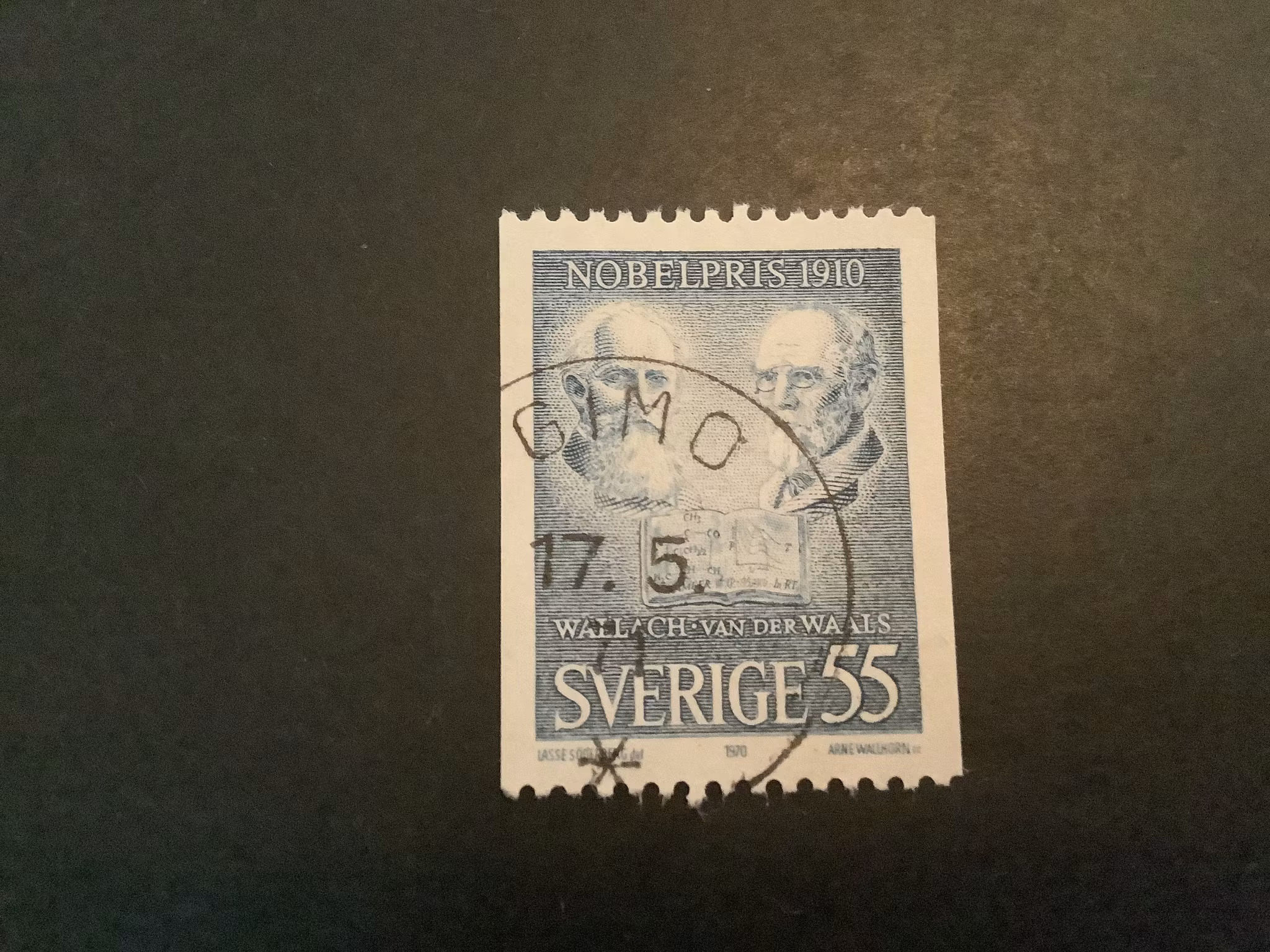 Nobelpris 1910 facit nr 717 A praktstämplat GIMO