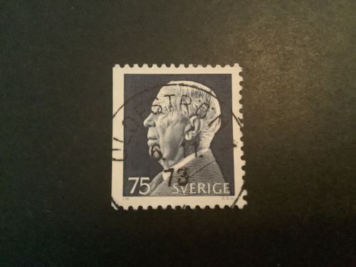 Gustaf VI Adolf facit nr 796 B1 praktstämplat OLOFSTRÖM 1