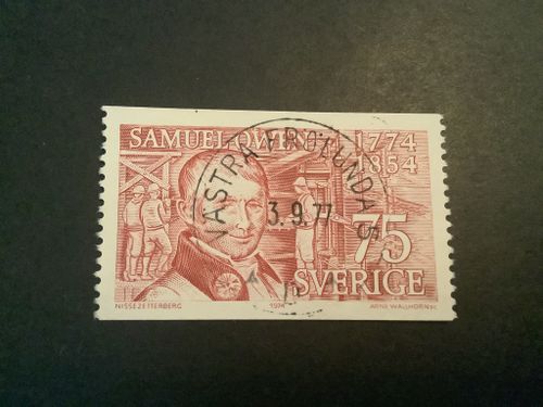 Samuel Owen facit nr 860 lyxstämplat VÄSTRA FRÖLUNDA 5