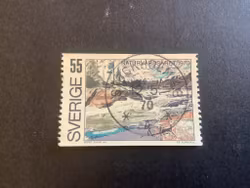 Europeiska naturvårdsåret facit nr 694 lyxstämplat STOCKHOLM 48