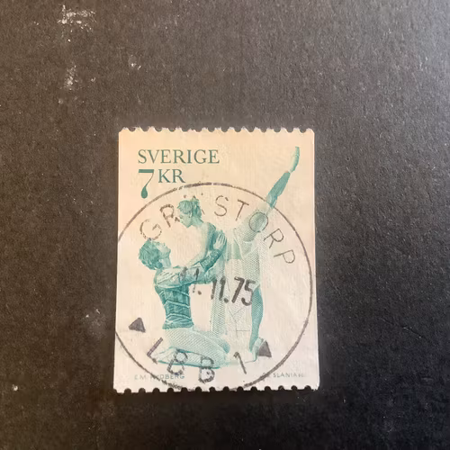Balett facit nr 942 V1 lyxstämplat GRÄSTORP LBB1