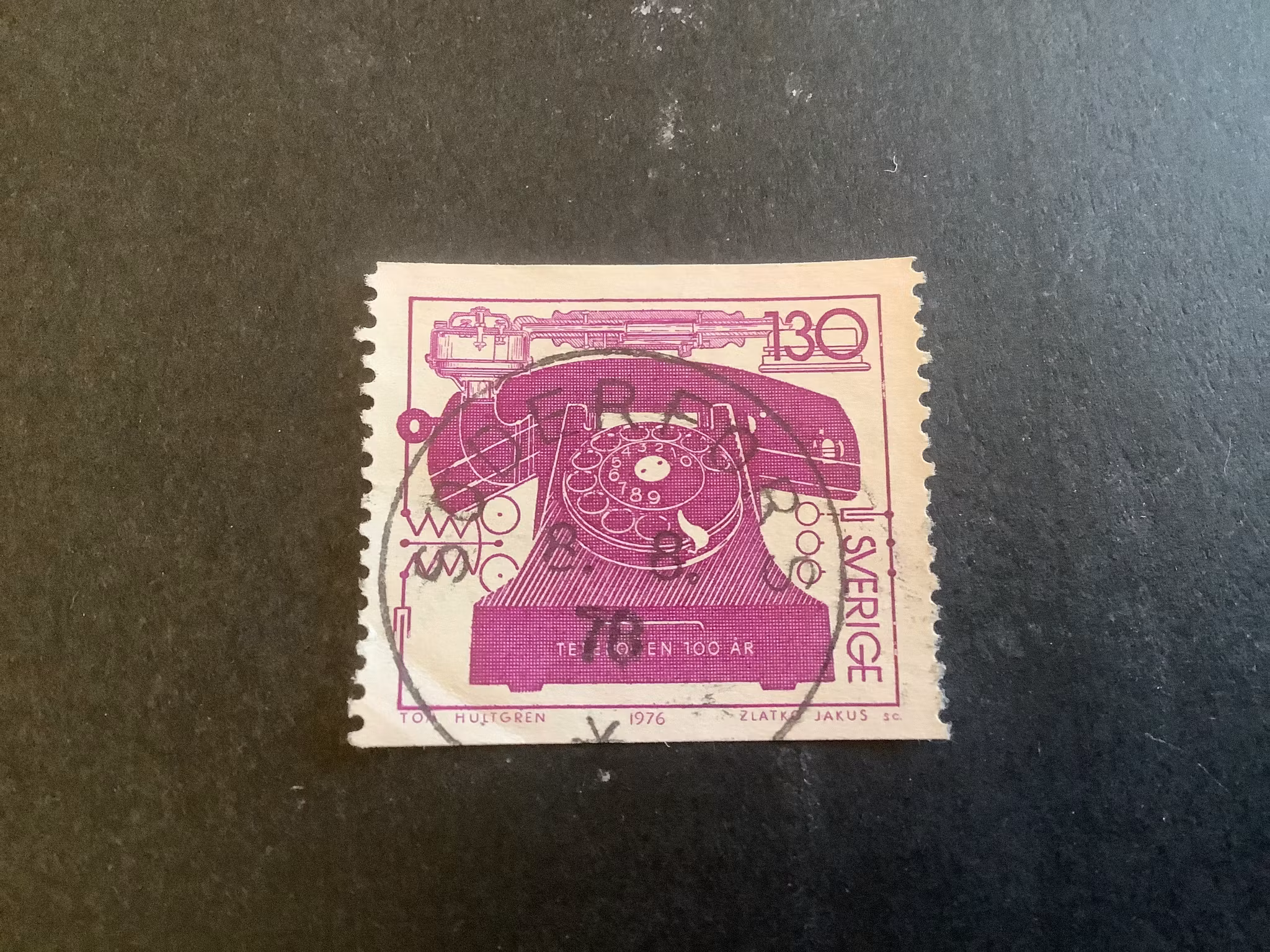 Telefonen 100 år facit nr 956 praktstämplat SÖDERFORS