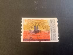 Tre svenska konstnärer facit nr 1051 praktstämplat VARBERG 2