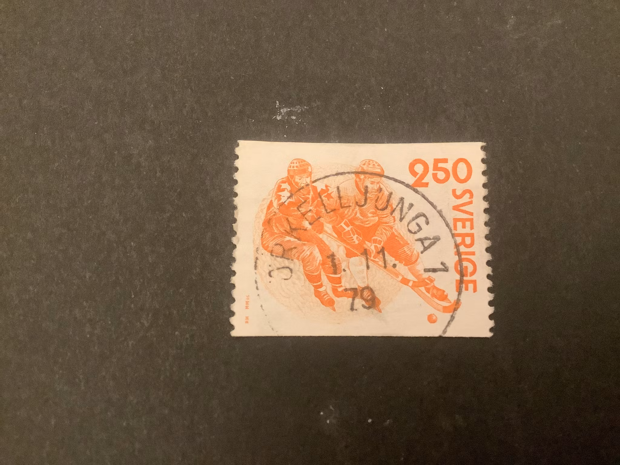 Bandy facit nr 1071 praktstämplat ÖRKELLJUNGA 1