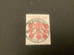 Folkdräkter facit nr 1107 lyxstämplat TRÅNGSUND 2
