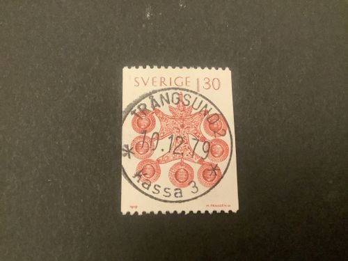 Folkdräkter facit nr 1107 lyxstämplat TRÅNGSUND 2