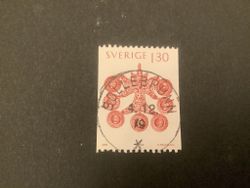 Folkdräkter facit nr 1107 lyxstämplat SOLLEBRUNN
