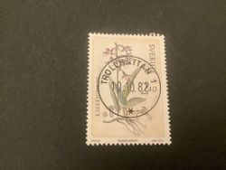 Vilda orkideer facit nr 1223 lyxstämplat TROLLHÄTTAN 1