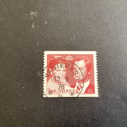 Kungabröllop facit nr 969 A praktstämplat VÄSTERÅS 1