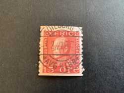 Gustaf V profil vänster facit nr 176 A praktstämplat GÖTEBORG 1 *VG LBR*