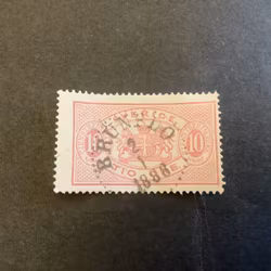 Tjänstefrimärke TJ 16  praktstämplat BRUNFLO