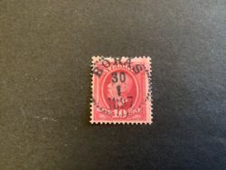 Oscar II facit nr 54 lyxstämplat BORÅS