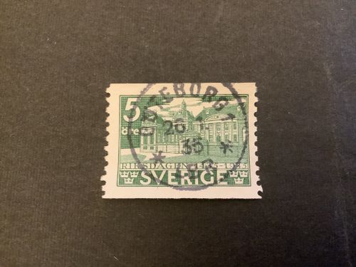 Riksdagen 500 år facit nr 240 A lyxstämplat GÖTEBORG 1*LBR*