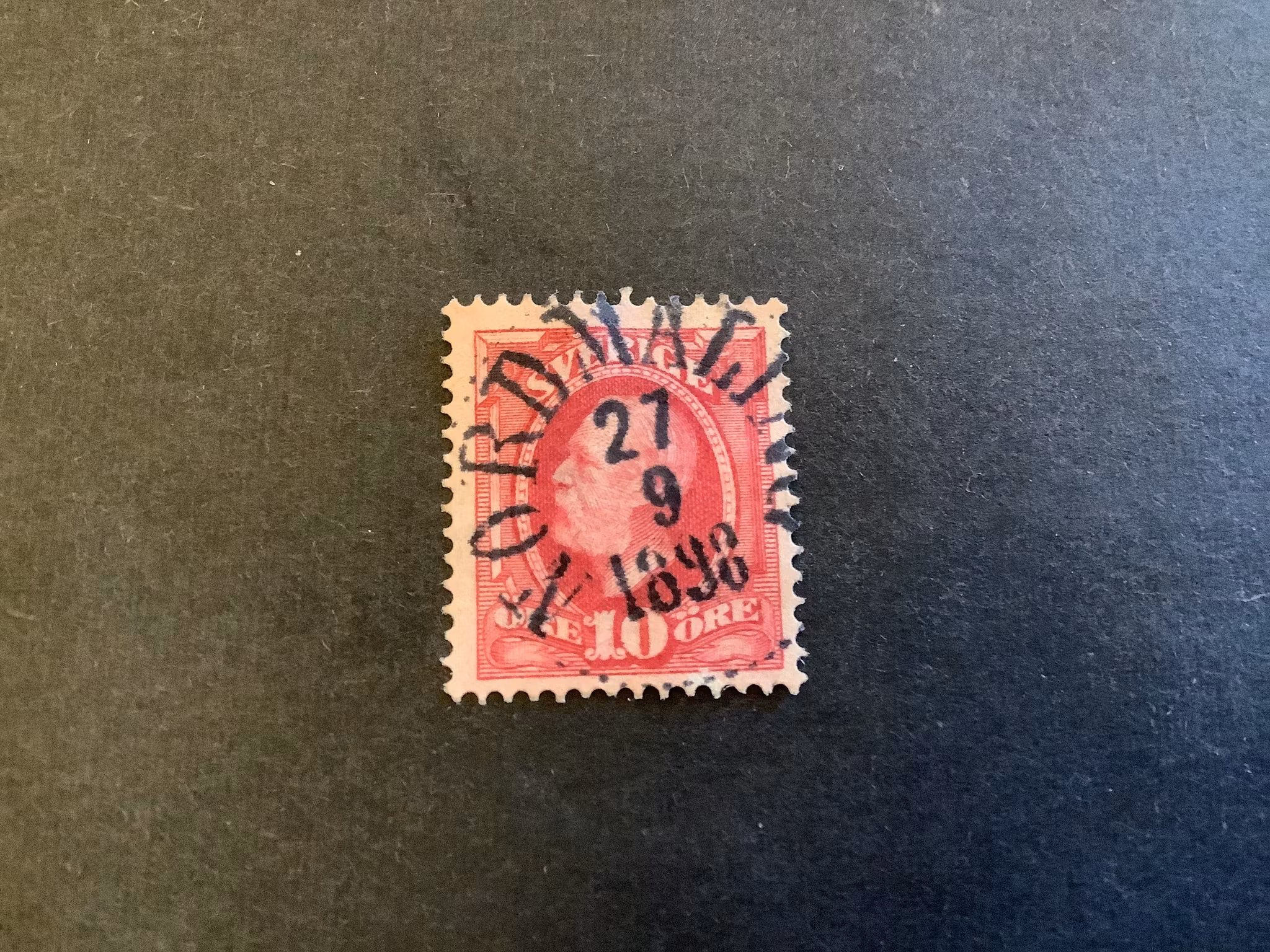 Oscar II facit nr 54 praktstämplat NORDMALING