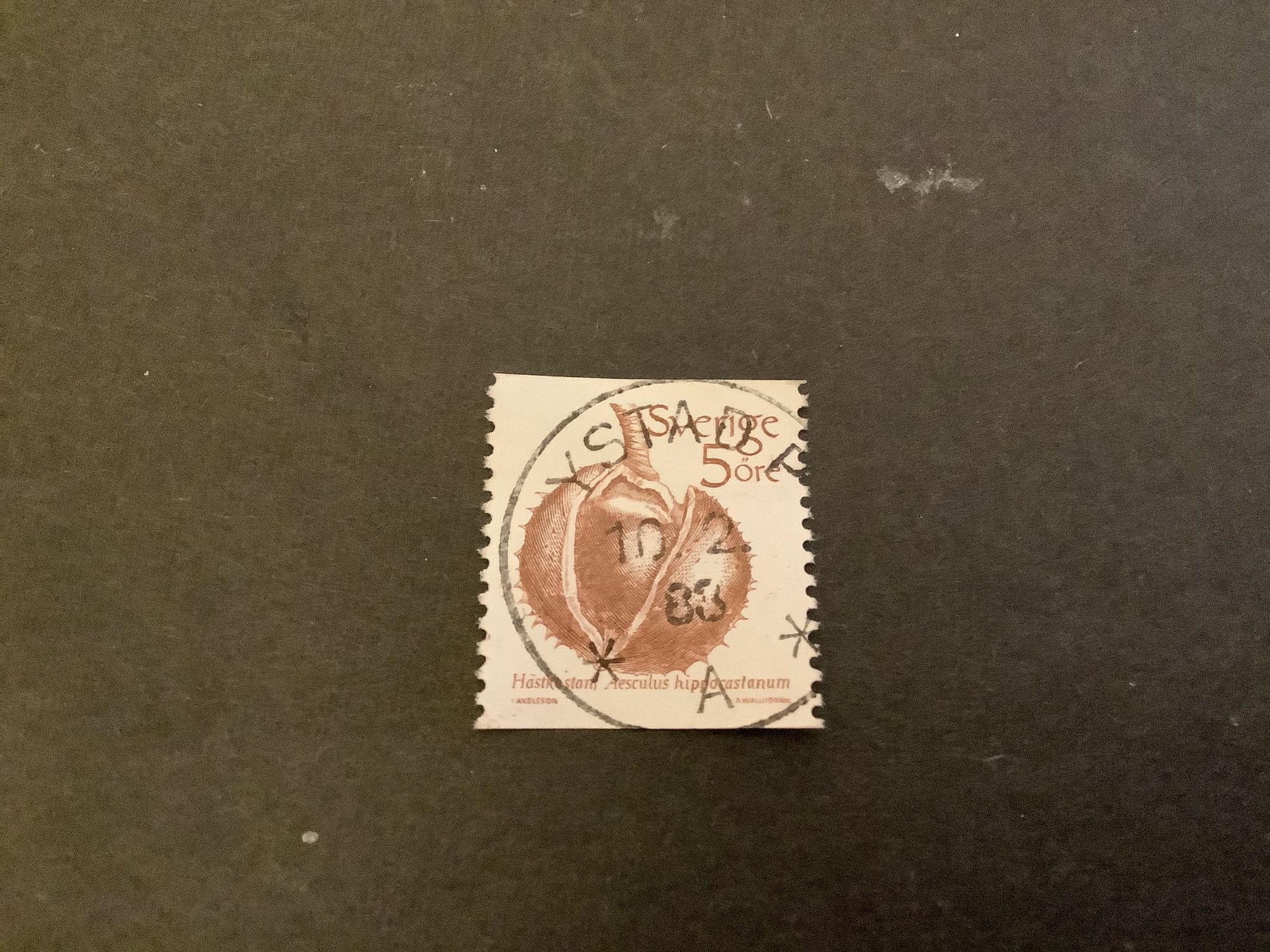 Frukter facit nr 1241  lyxstämplat YSTAD P