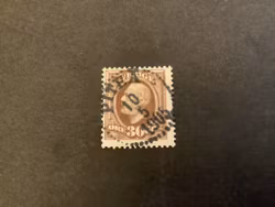 Oscar II facit nr 58 V8 stämplat med blekt huvud