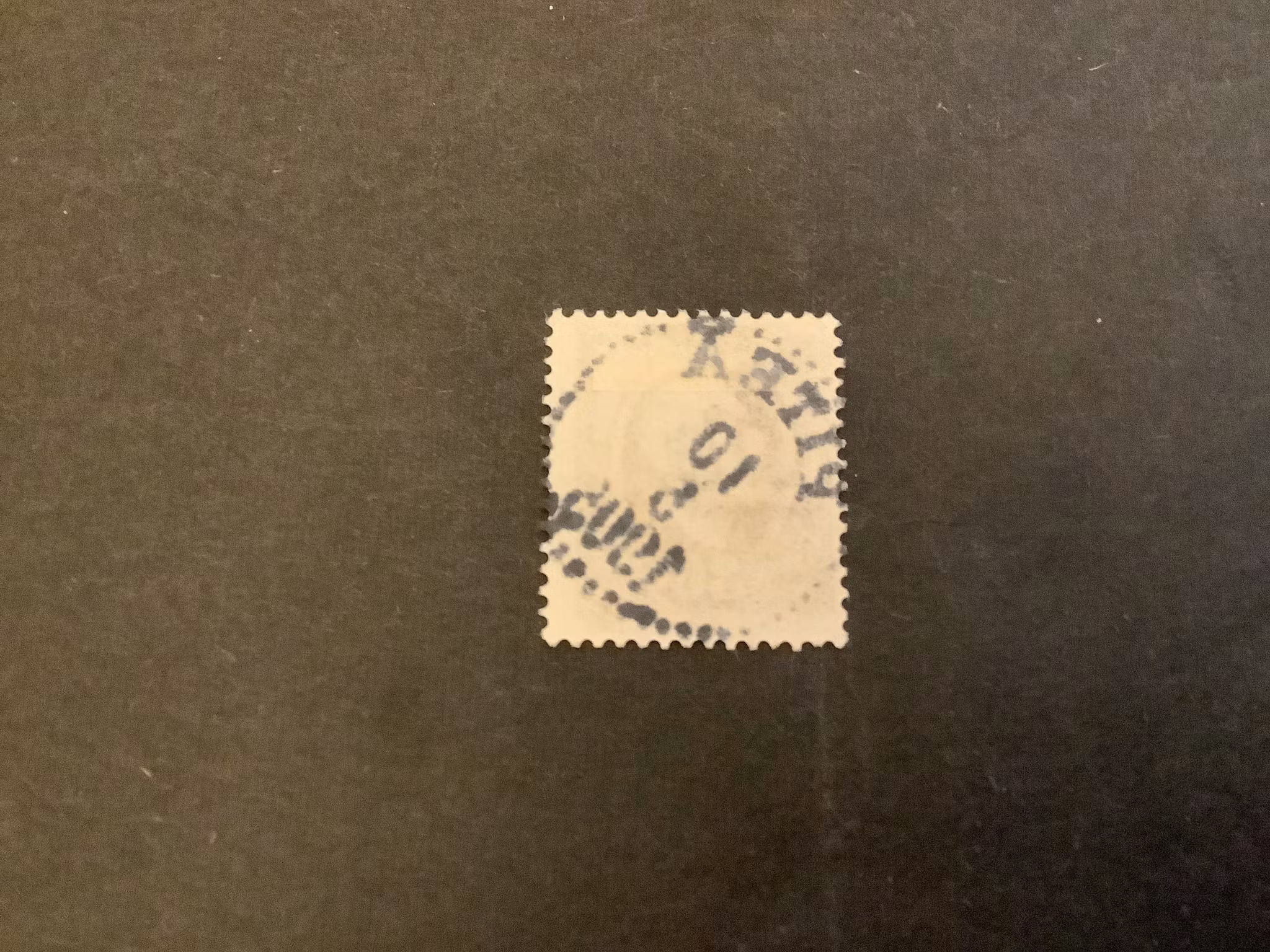 Oscar II facit nr 58 V8 stämplat med blekt huvud