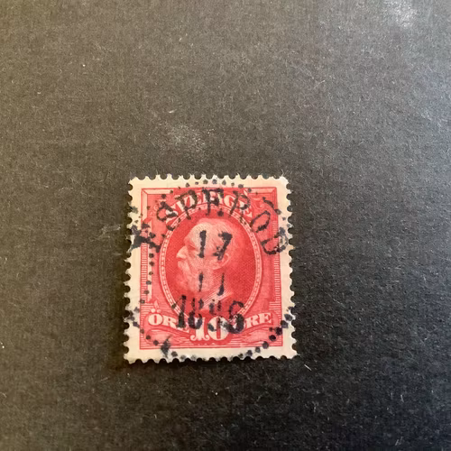 Oscar II facit nr 54 lyxstämplat ESPERÖD