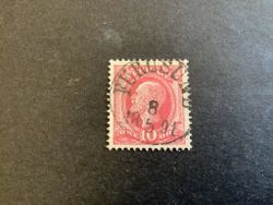Oscar II med posthorn facit nr 45 praktstämplat FURUSUND