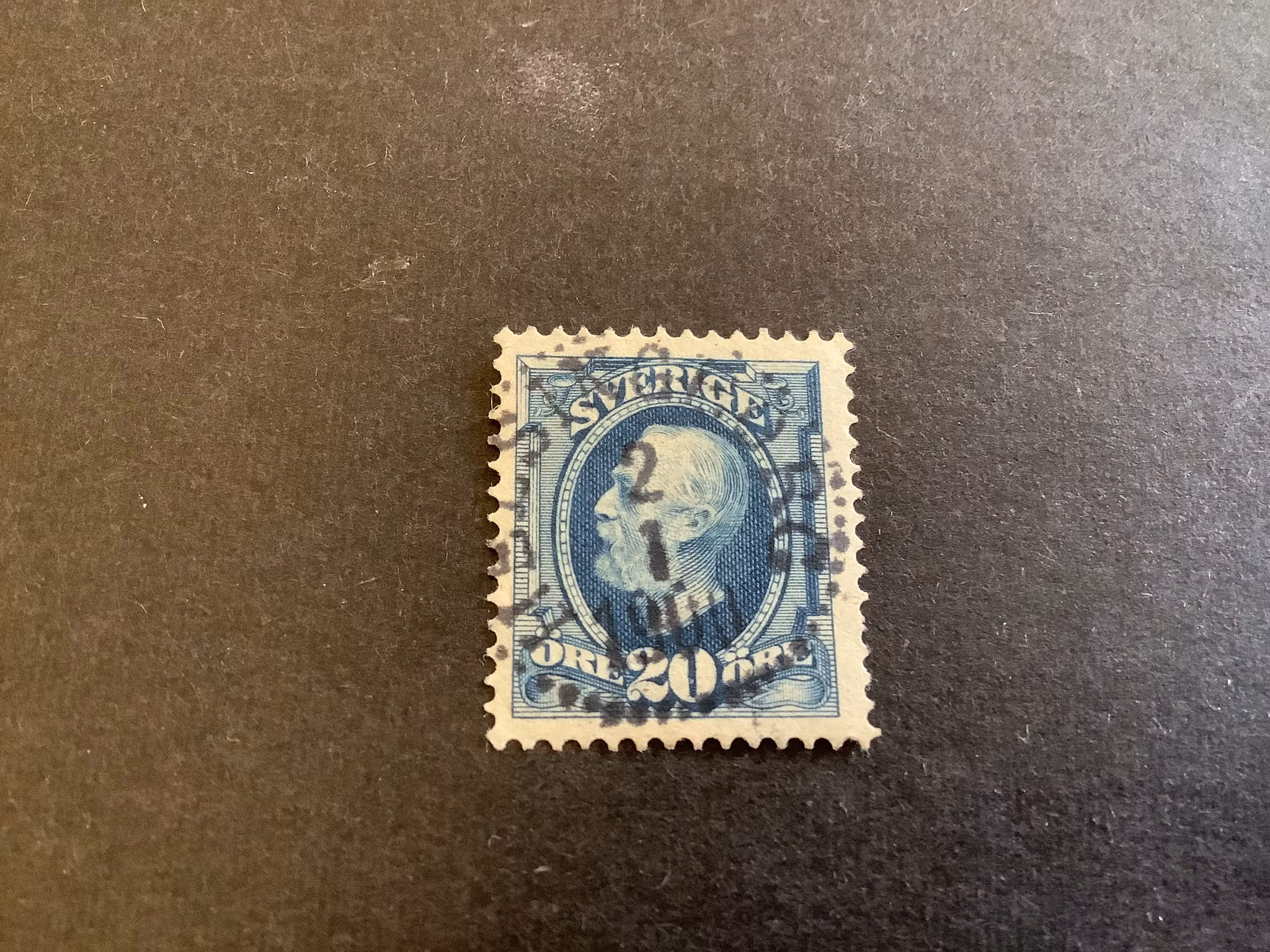 Oscar II facit nr 56 praktstämplat HELSINGBORG