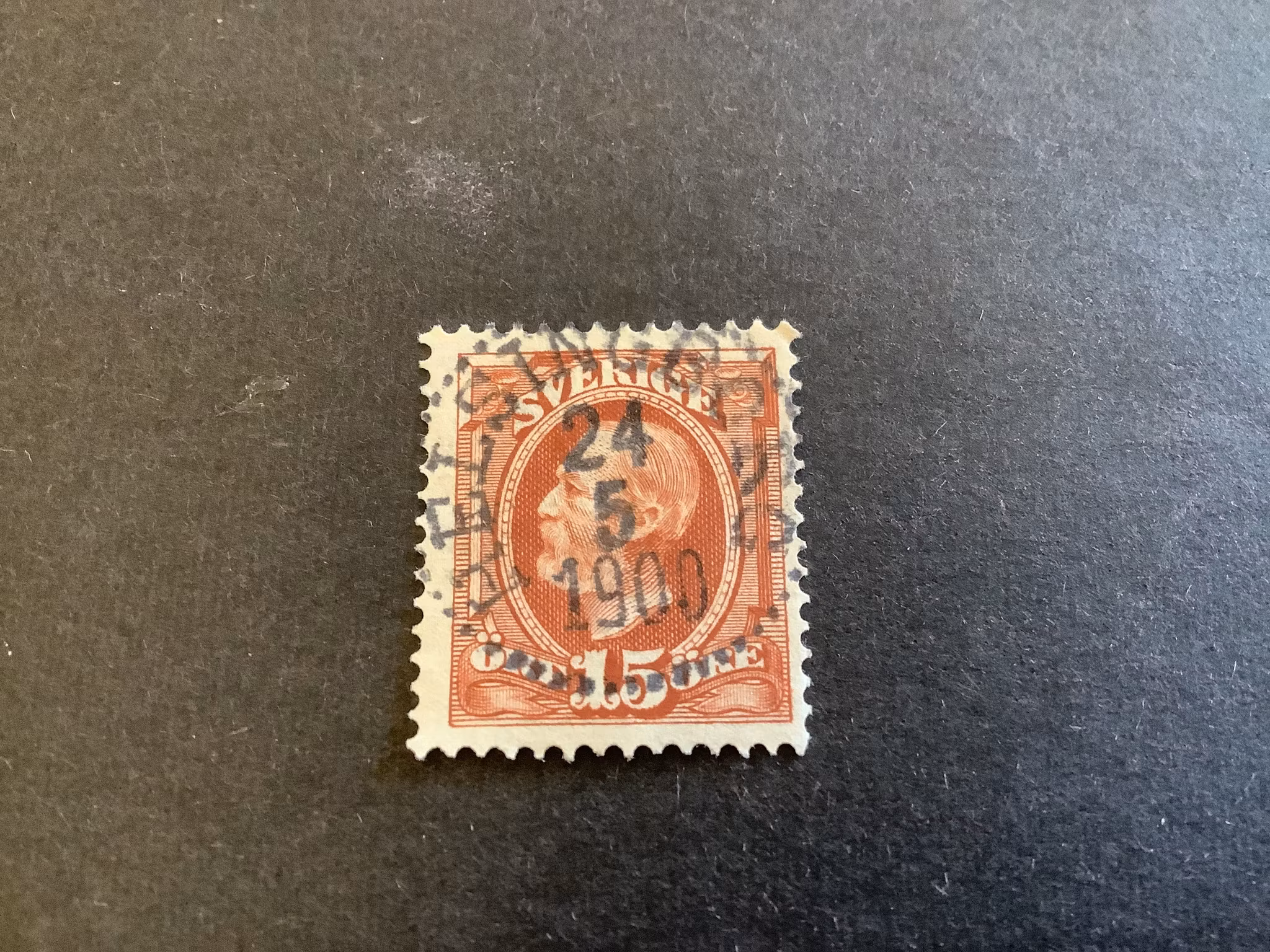 Oscar II facit nr 55 lyxstämplat HELSINGBORG