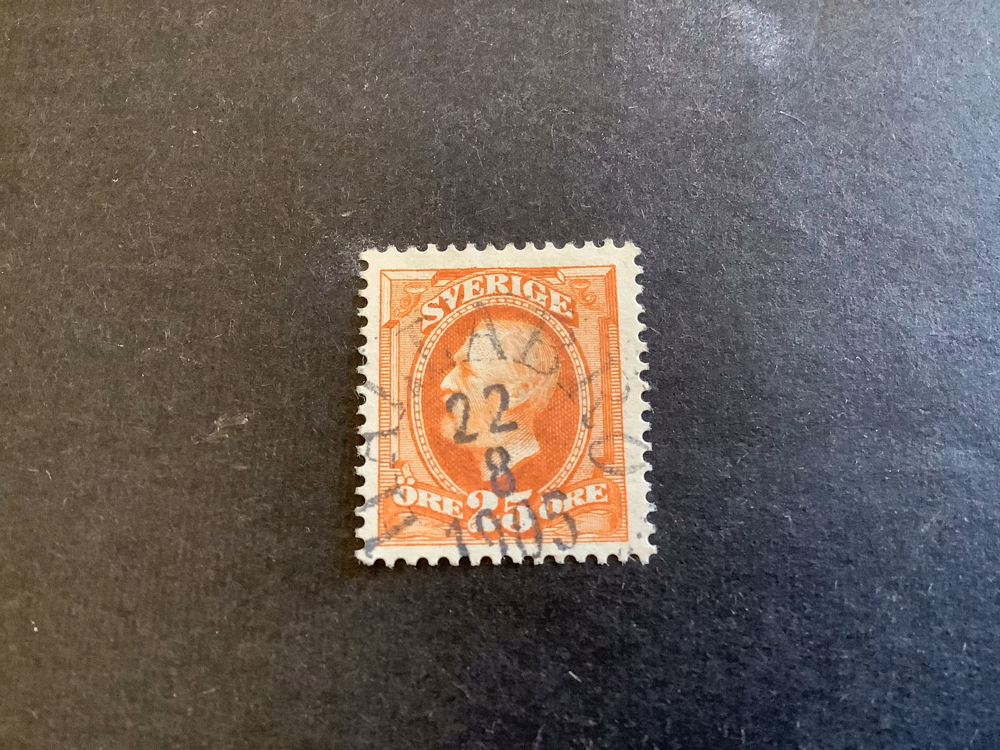 Oscar II facit nr 57 praktstämplat HALLABRO