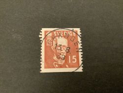 Gustaf V 80 år facit nr 267 A praktstämplat GRÄNGEN