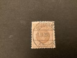 Lilla riksvapnet facit nr 73 praktstämplat STOCKHOLM