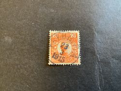 Gustaf V i medaljong facit nr 86 praktstämplat FALUN P.A