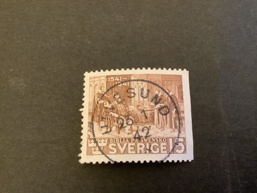 Bibeln facit nr 328 B2 praktstämplat ULVESUND
