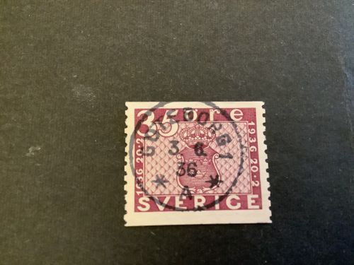 Postverket facit nr 252 lyxstämplat GÖTEBORG 1